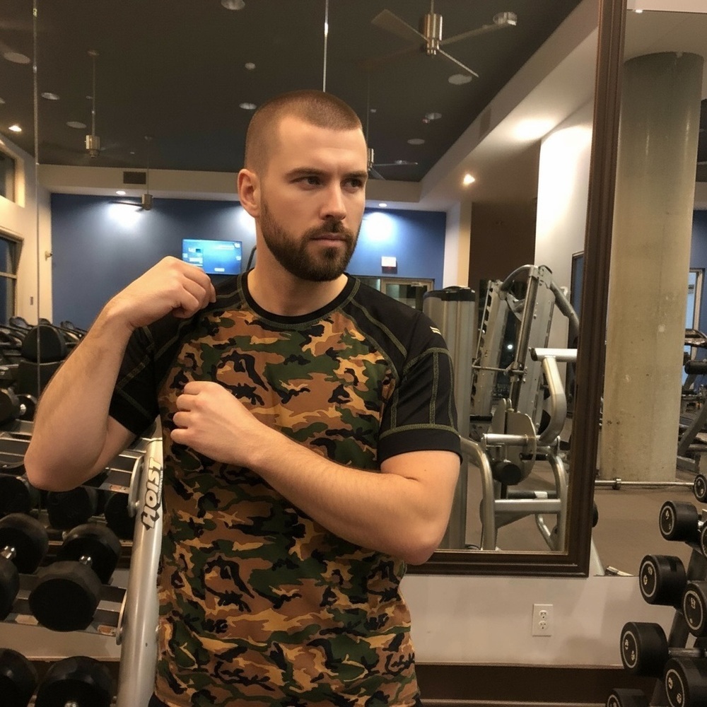 KiloGear CUT Weighted Training Shirt Men’s Small–Camo Compression Top USA Made - Picture 7 of 15